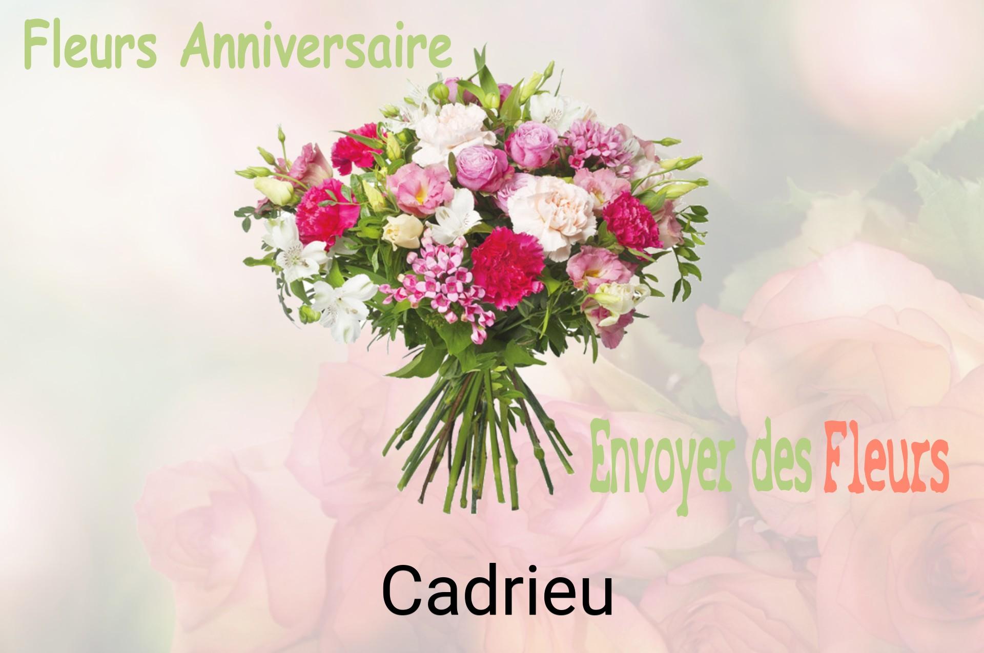 Bouquet de fleurs d’anniversaire livré à Cadrieu